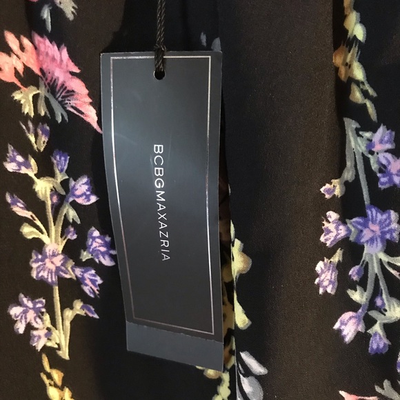 BCBGMAXAzria Floral Romper, NWT, Size XS - Picture 5 of 16